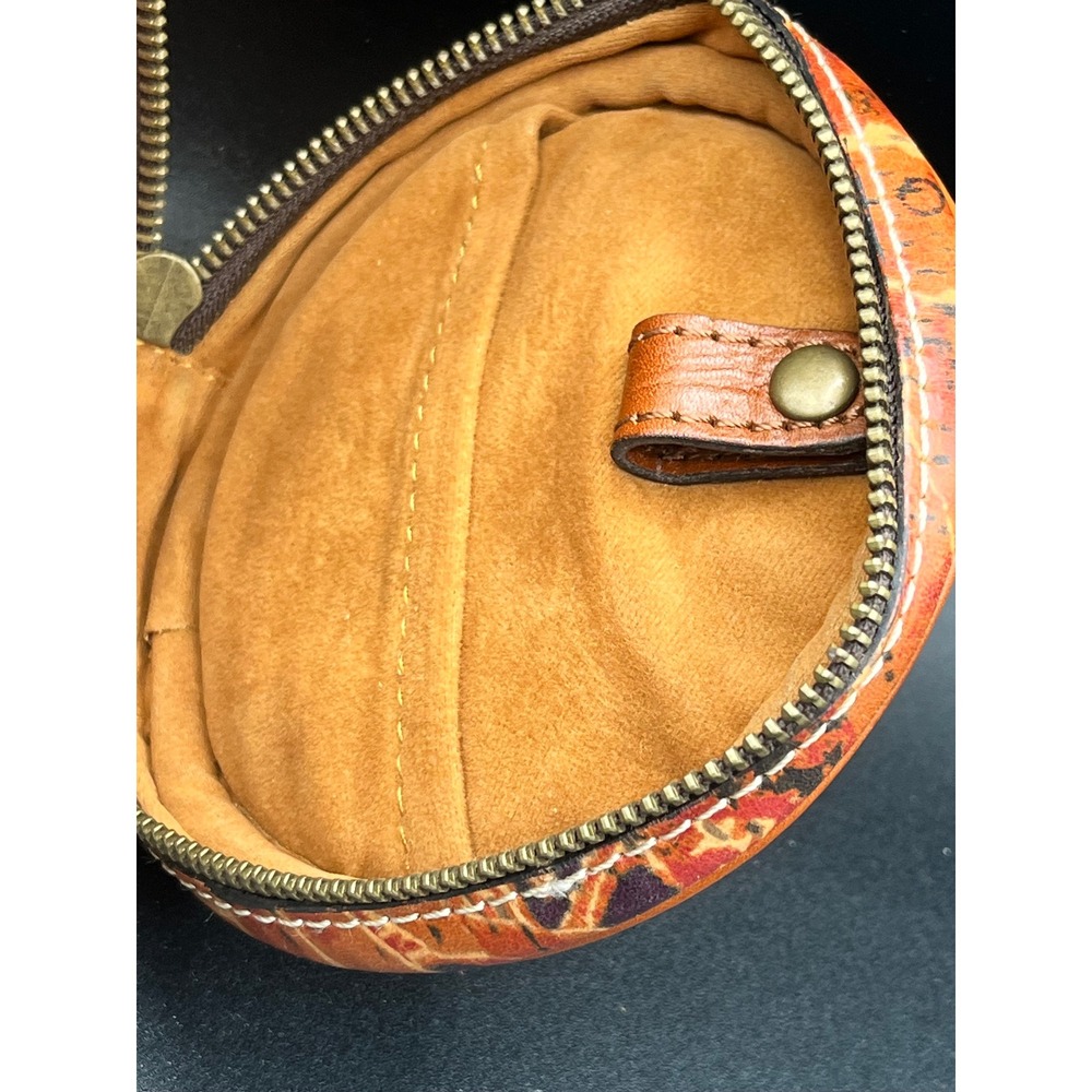 Patricia Nash Round Zip around Coin Purse 4 x 4 Rustic‎ Nature - Picture 7 of 9